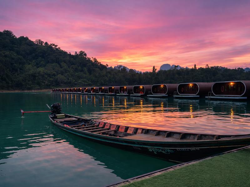 Krabi to Khao Sok: 1-Day Jungle Safari + 2-Day Cheow Lan Lake Explorer